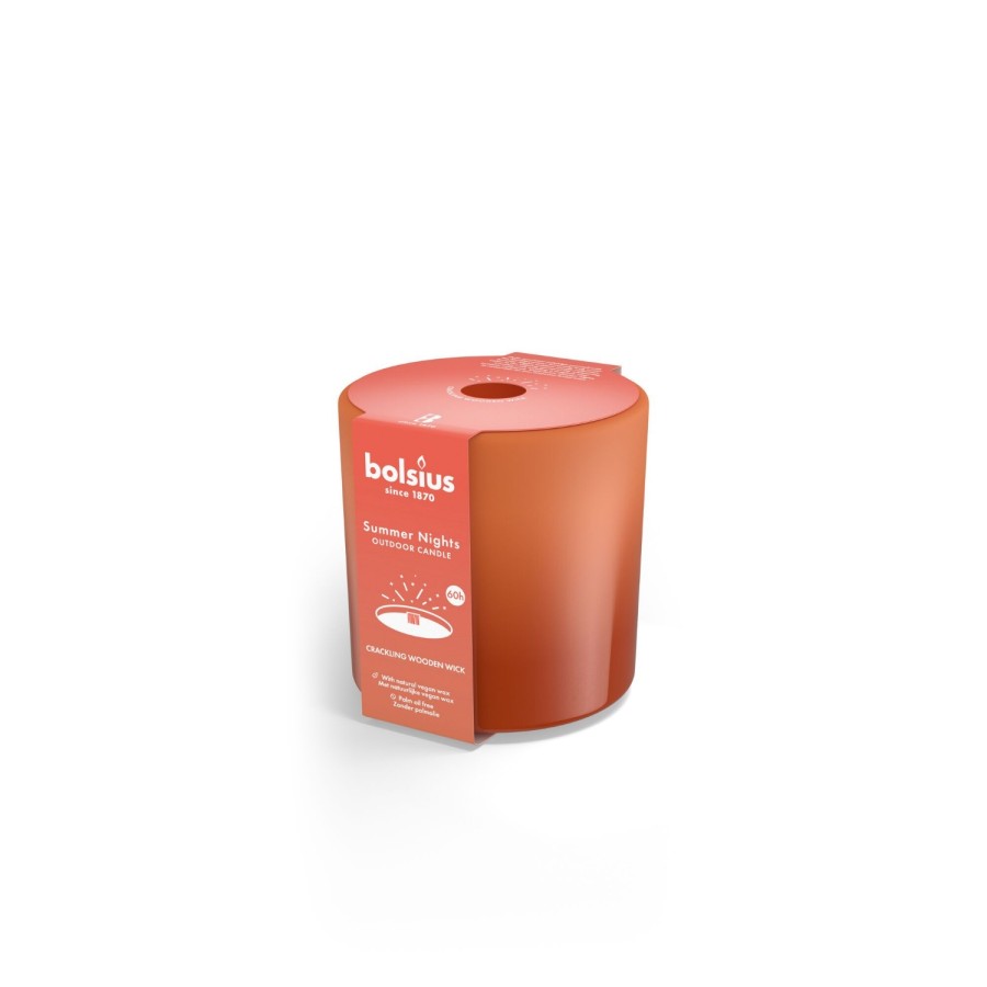 Bolsius summer nights buiten kaars terracotta