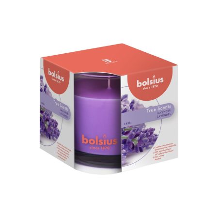 Bolsius True Scents Geurkaars In Glas Lavendel 95x95mm