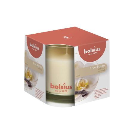 Bolsius True Scents Geurkaars In Glas Vanille 95x95mm
