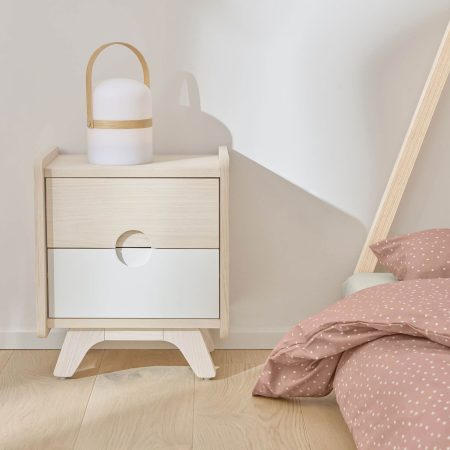 Kave Home Nachtkastje 'Nunila' 40 x 46cm, kleur Naturel