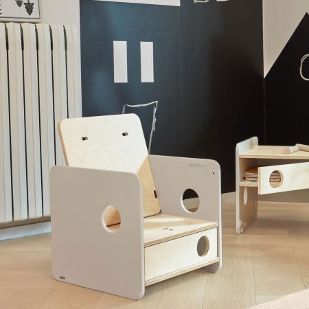 Kave Home Kinderstoel 'Nuun', 47cm, kleur Naturel