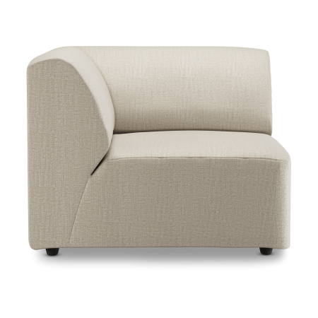 HKliving Jax bank left corner Pure Ivory