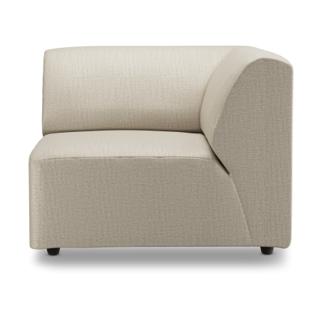 HKliving Jax bank right end Pure Ivory