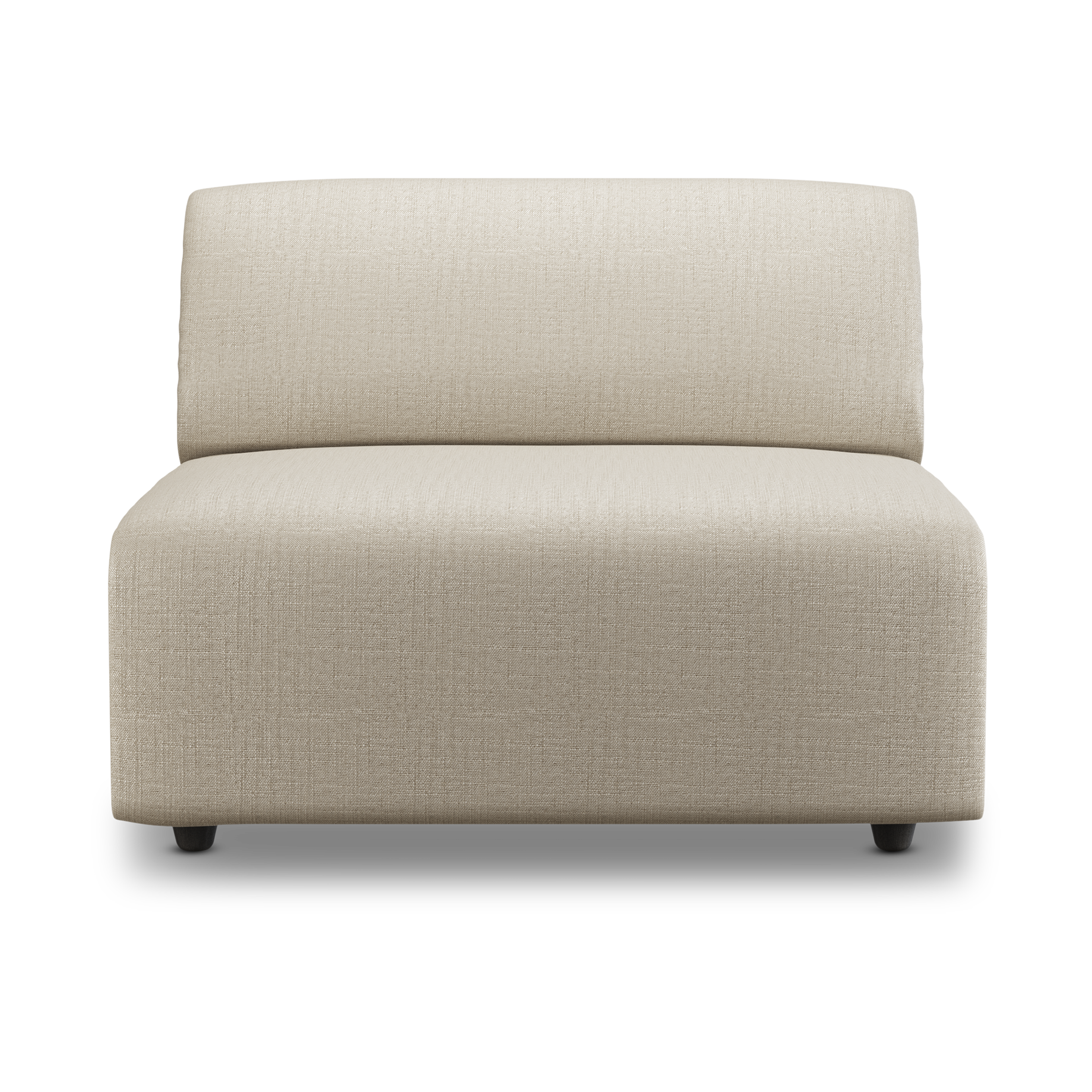 HKliving Jax bank middle Pure Ivory