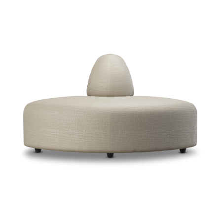 HKliving Jax bank angle Pure Ivory