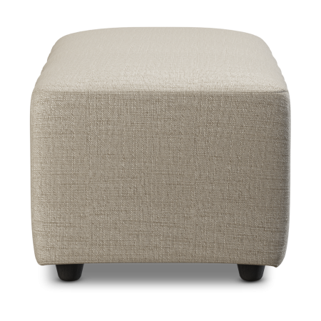 HKliving Jax bank hocker small Pure Ivory