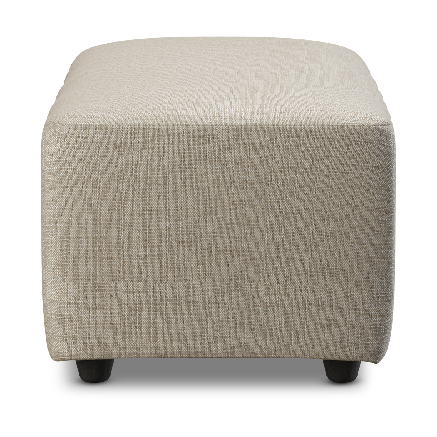 HKliving Jax bank hocker small Pure Ivory
