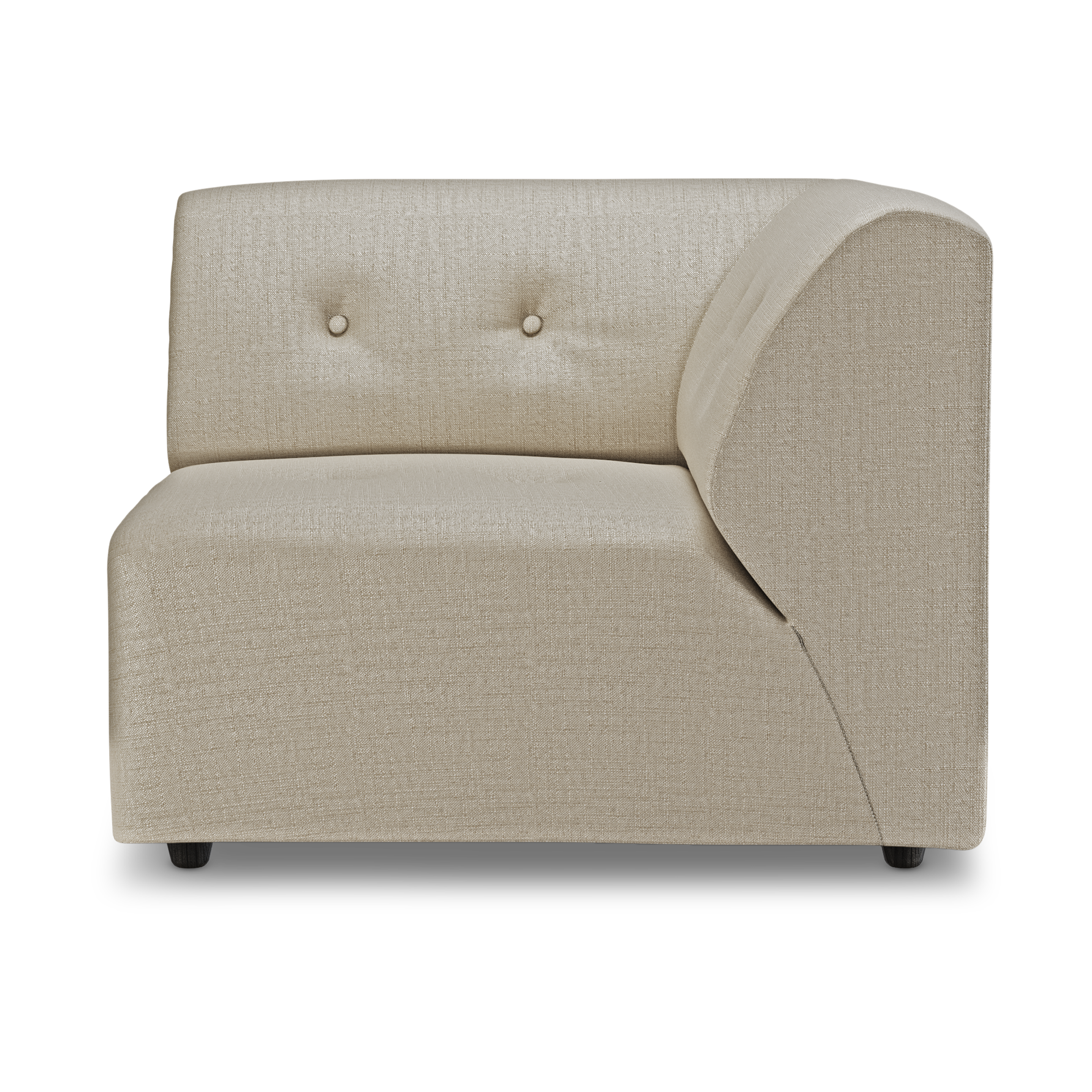 HKliving Vint bank right Pure Ivory