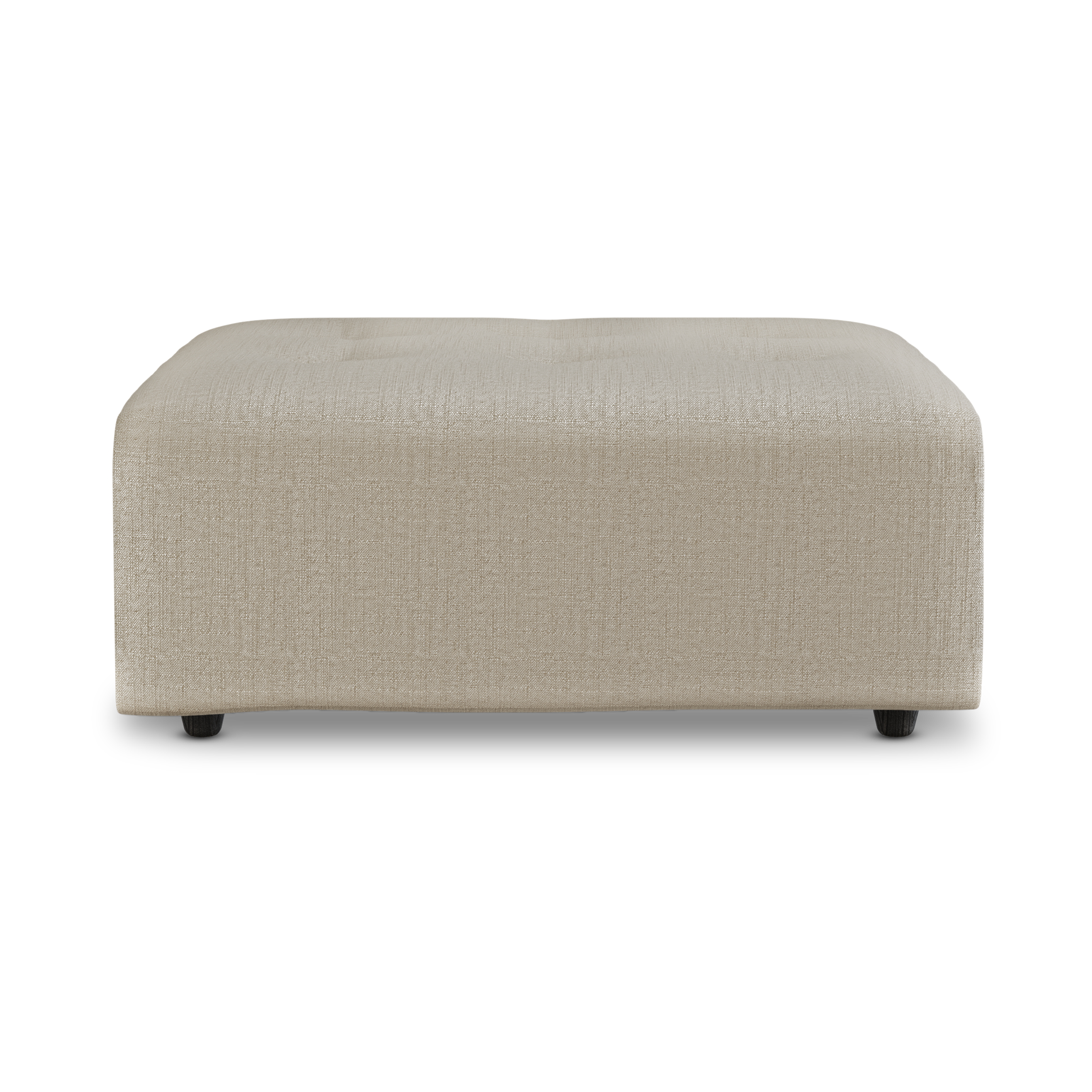 HKliving Vint hocker Pure Ivory