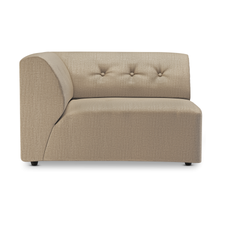 HKliving Vint bank left 1,5-seat Pure Earth