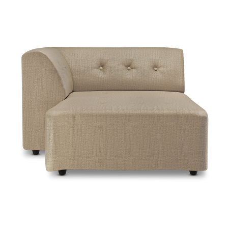 HKliving Vint bank left divan Pure Earth