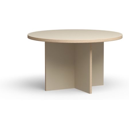 HKliving Dining Table eettafel Ø130 cm cream