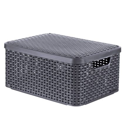 Curver Style Mandje 18 Liter Deksel Antraciet