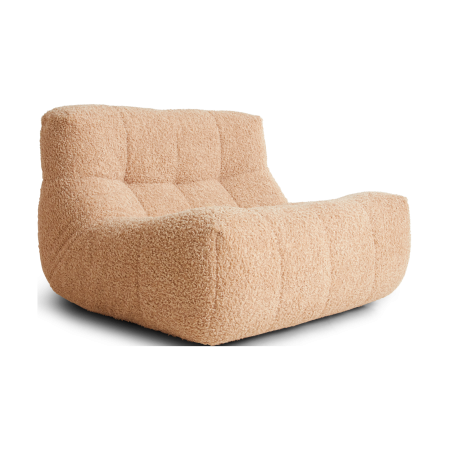 HKliving Lazy Lounge fauteuil Frizz Beige