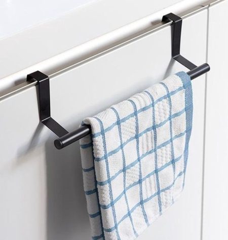 Deurhanger 36.5X6X8Cm 142Gr Rvs Zwart