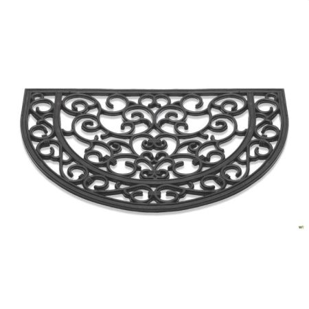 Deurmat Antiek Halfrond Rubber 40x60Cm