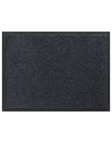 Deurmat briljant black 60x80cm