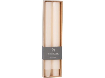 Dinerkaars 2x25cm off white