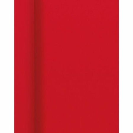 Duni damastpapier rood 120x800cm