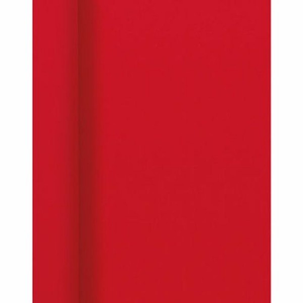 Duni damastpapier rood 120x800cm