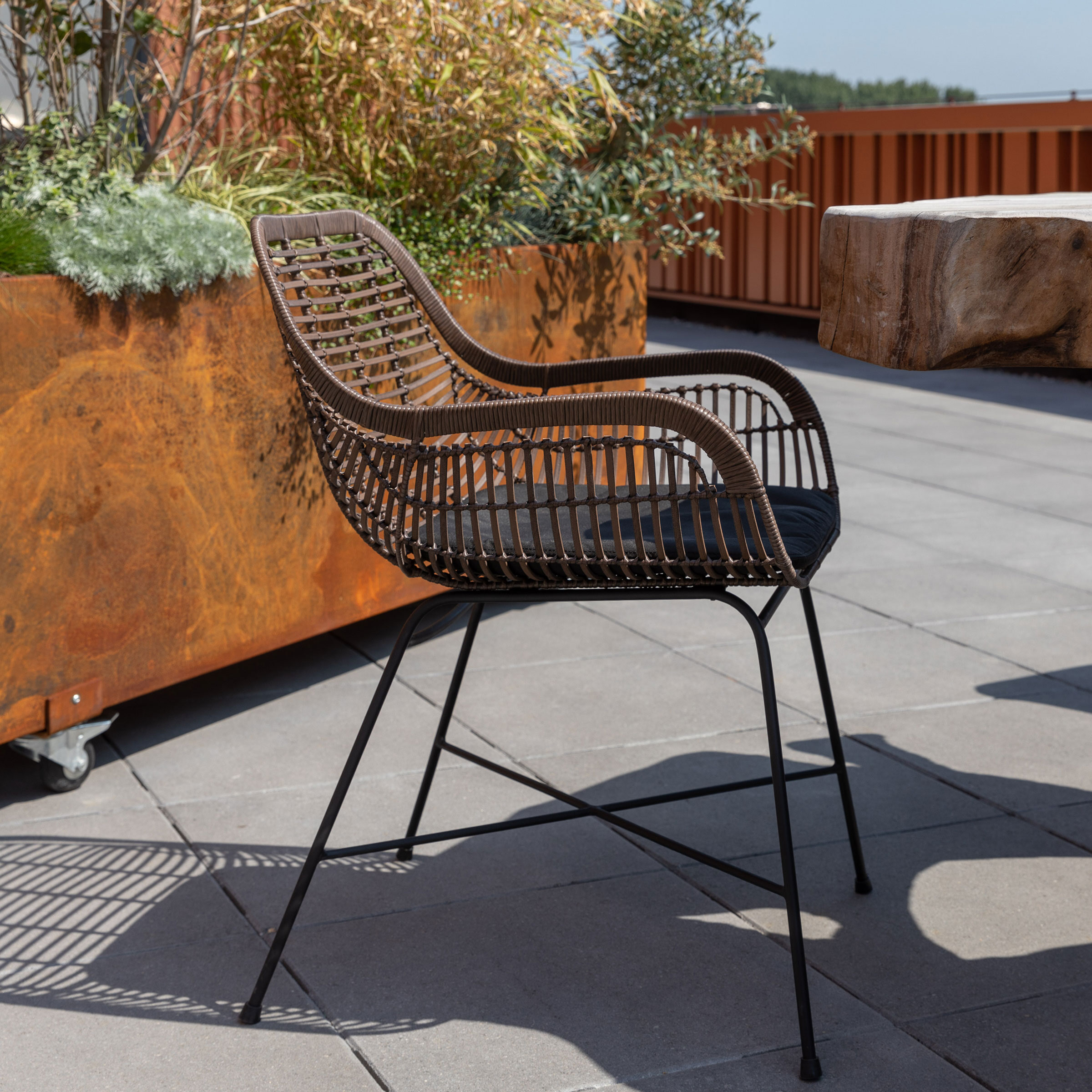 Dutchbone Tuin / Eetkamerstoel 'Cantik'