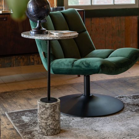 Dutchbone Bijzettafel 'Gunnar' Marmer, kleur Wit