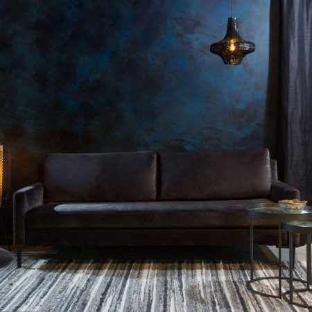 Dutchbone 3-zits Bank 'Houda', kleur Antraciet