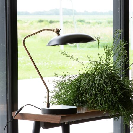 Dutchbone Tafellamp 'Liam' 49.5cm, kleur Zwart