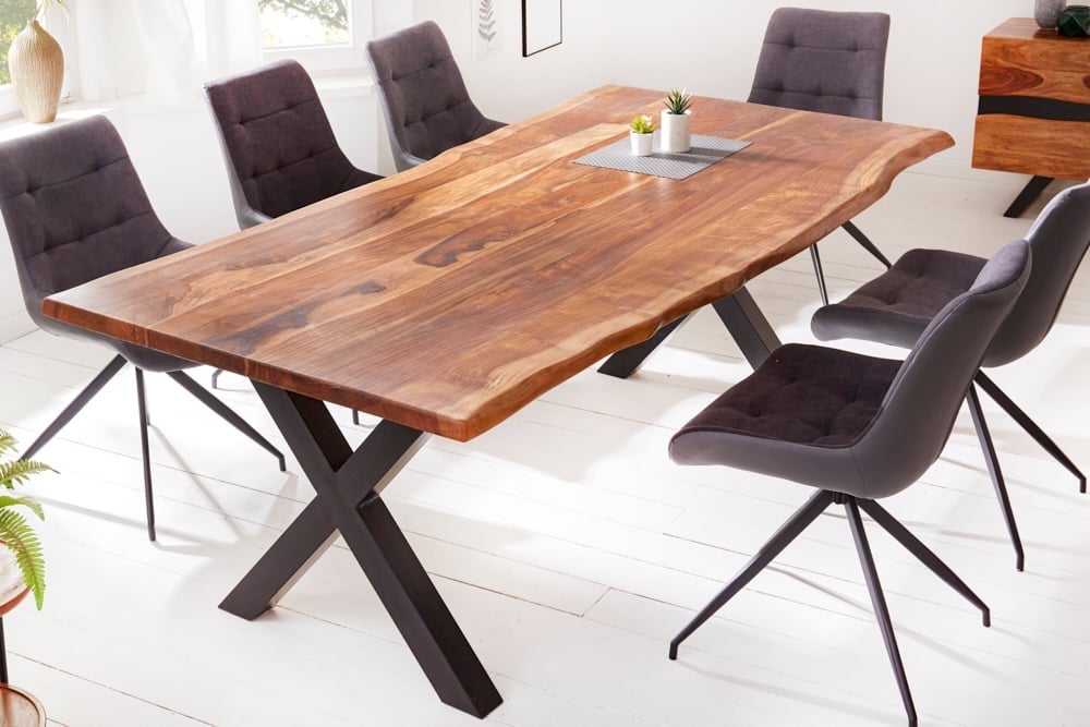 Eettafel Amazonas X 220cm natuurlijk Sheesham/ 40191