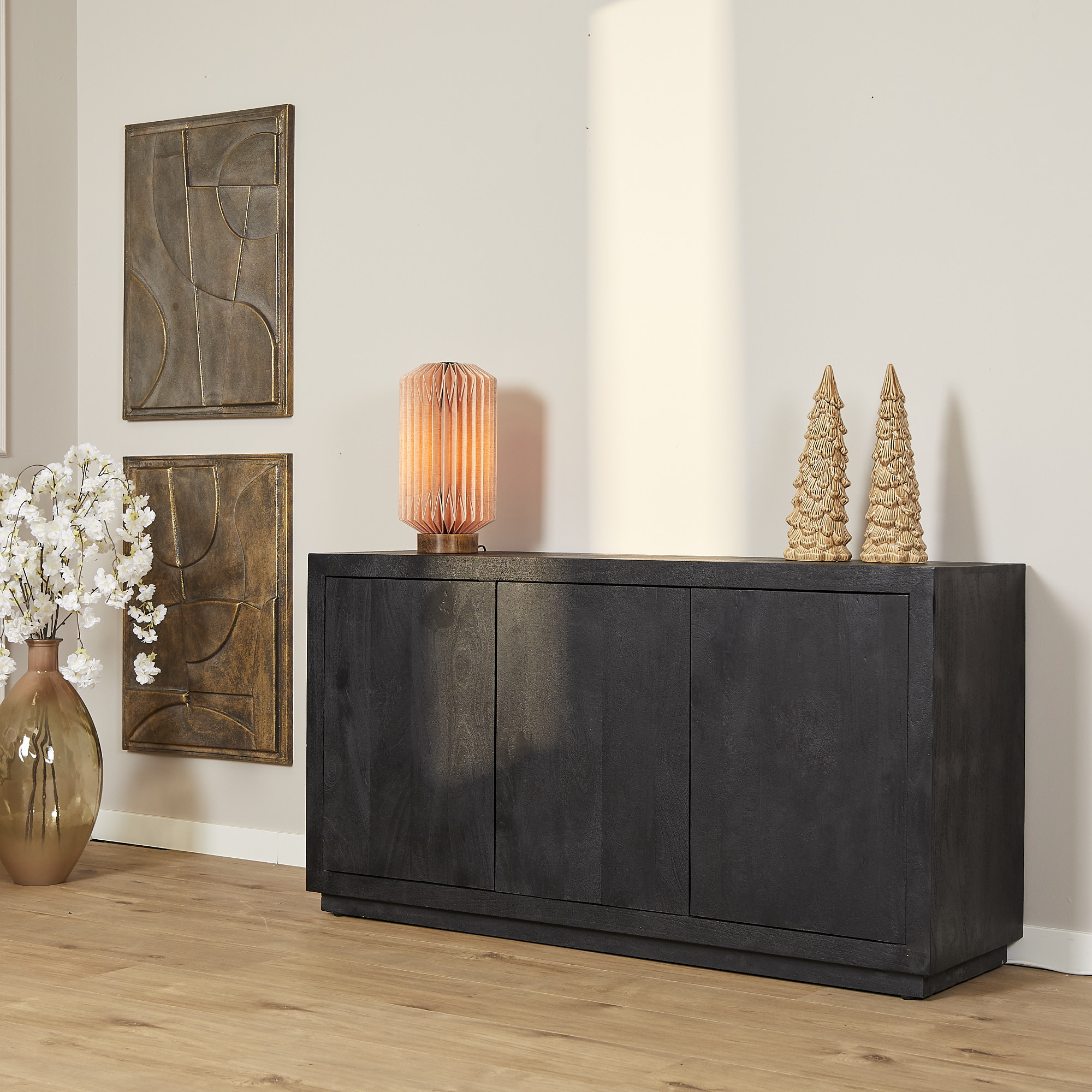 Dressoir Brussel Black | 150 cm-STF-4201