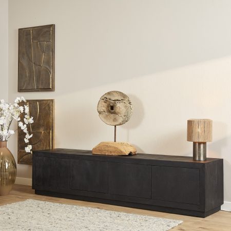 Tv meubel Brussel Black | 200 cm-STF-4207