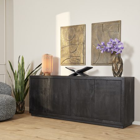 Dressoir Brussel Black | 200 cm-STF-4202