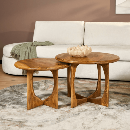 Salontafel Milou | Naturel | 70 cm-STF-9073