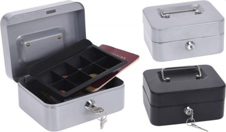 Geldkistje metaal 165x130x80cm