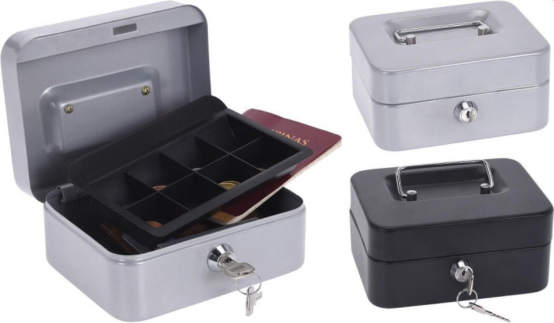 Geldkistje metaal 165x130x80cm