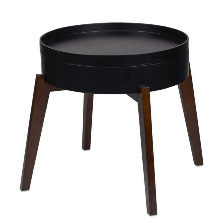 Gusta bijzettafel 45x40cm zwart