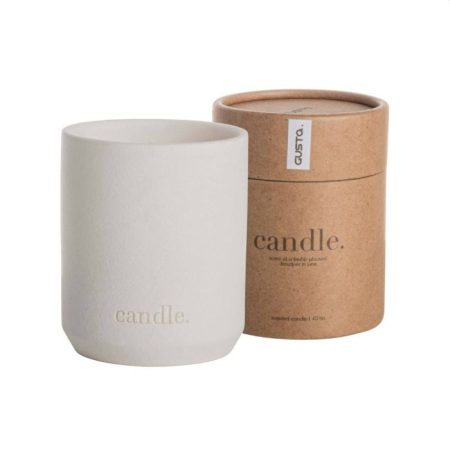 Gusta Geurkaars 8x10Cm Offwhite