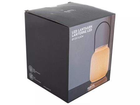 Gusta Led Lantaarn 12X15.5 Wit