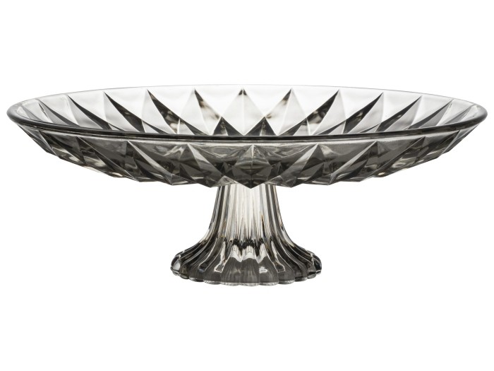 Gusta taarthouder 32,5x11,5cm grijs