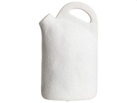 Gusta Vaas Met Handvat Wit 15,8x9,8x25m