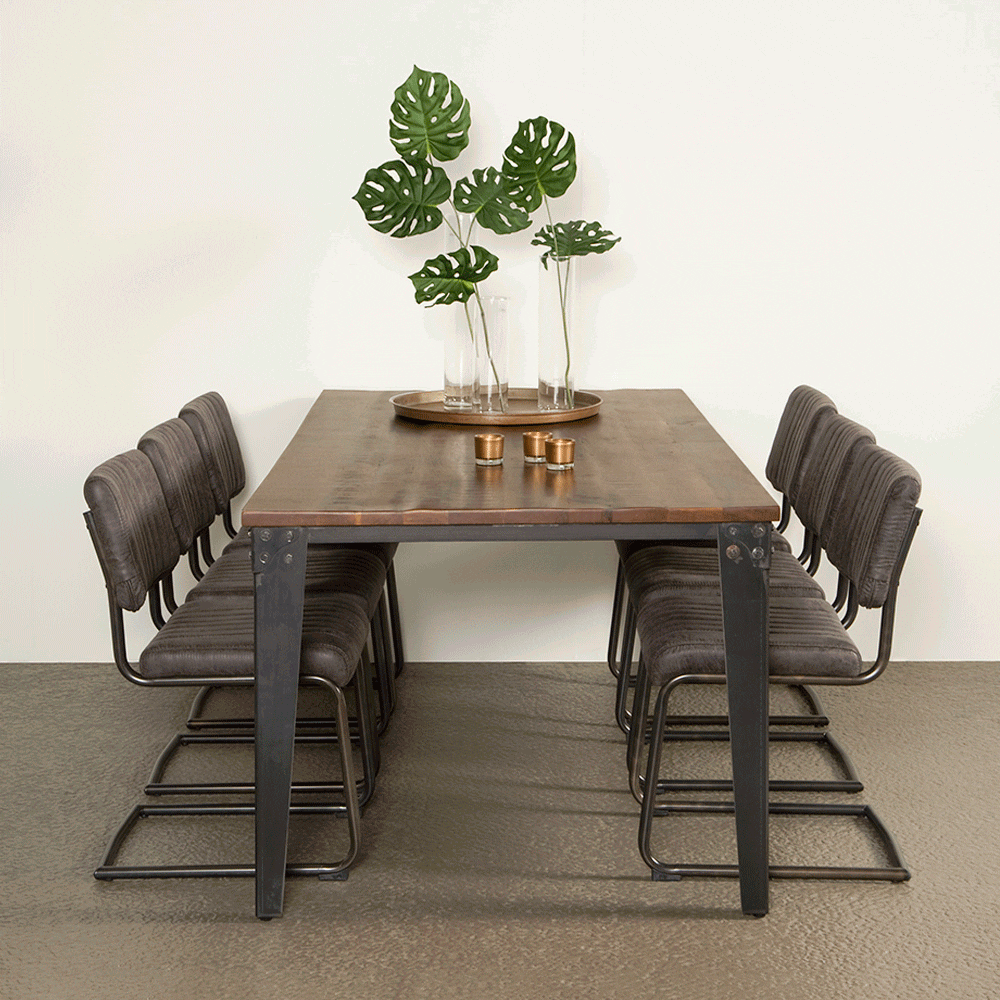 Tower Living Eettafel 'Basto' 180 x 100cm, Mangohout