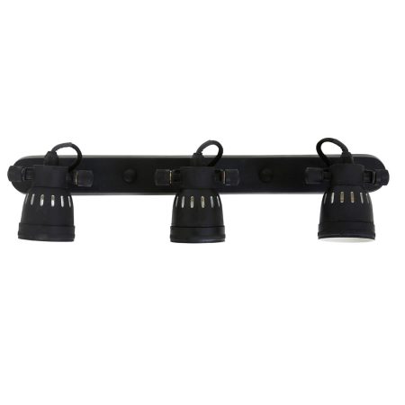 Opbouwspot Indigo Triple Antiek Zwart