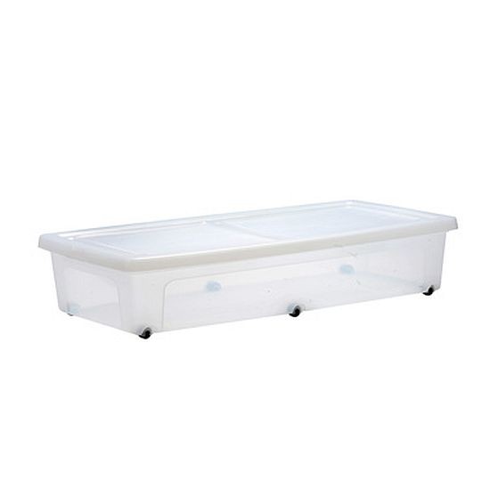 Iris Bedbox Transparant 35 Liter