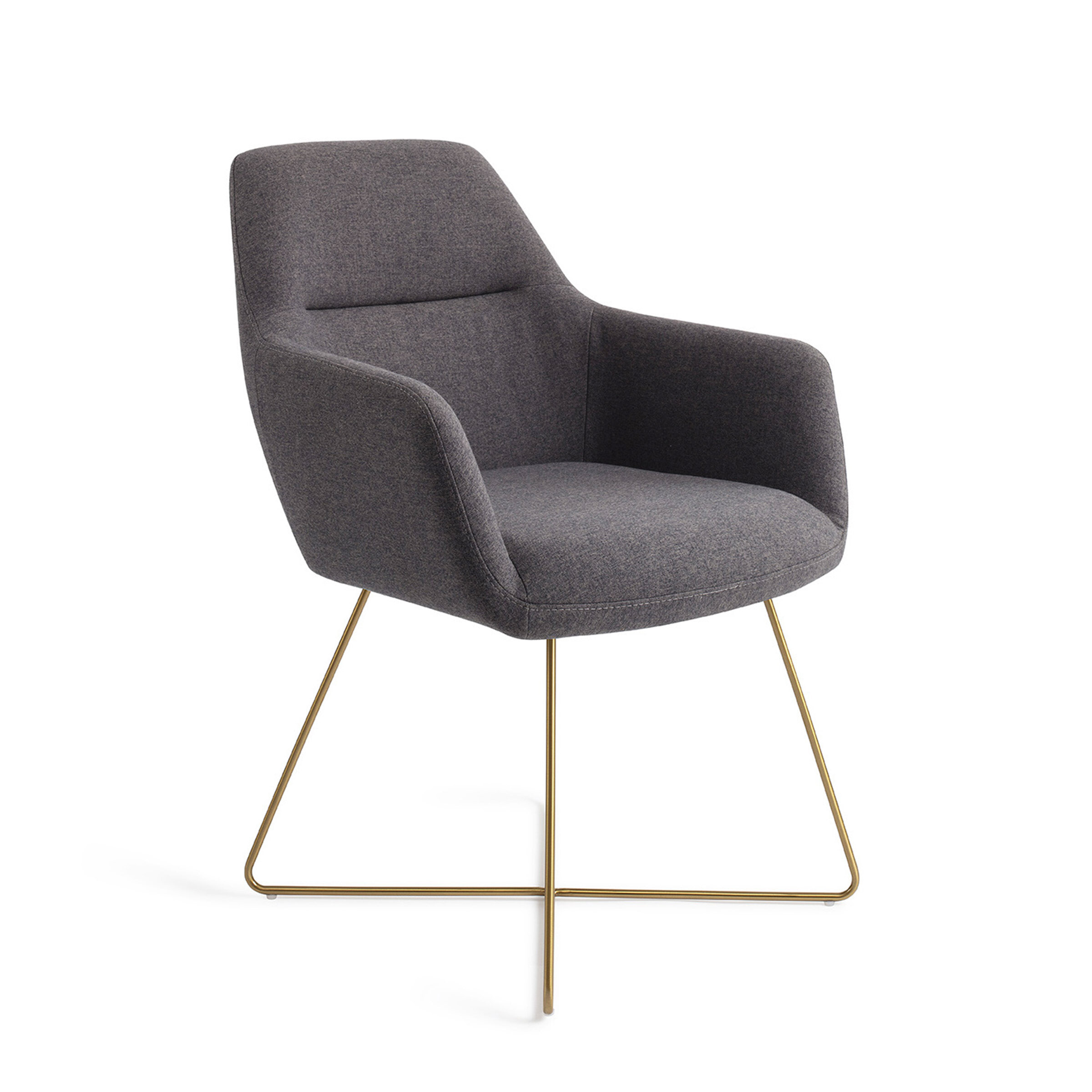 Jesper Home Eetkamerstoel 'Kinko' Cross Gold, kleur Shadow