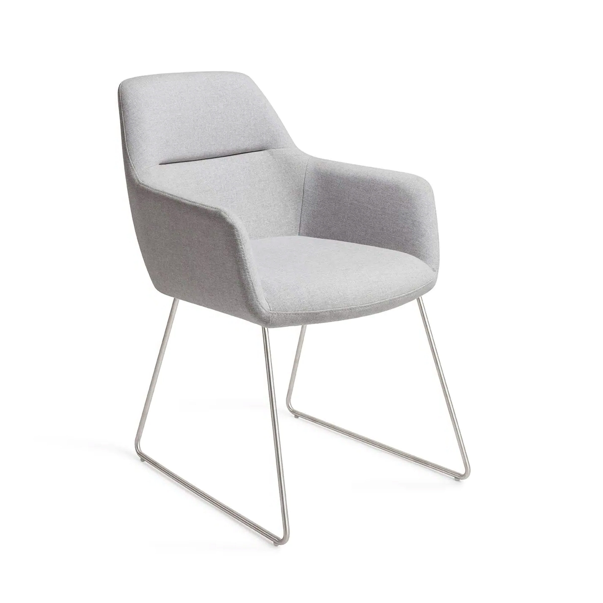 Jesper Home Eetkamerstoel 'Kinko' Slide Steel, kleur Cloud