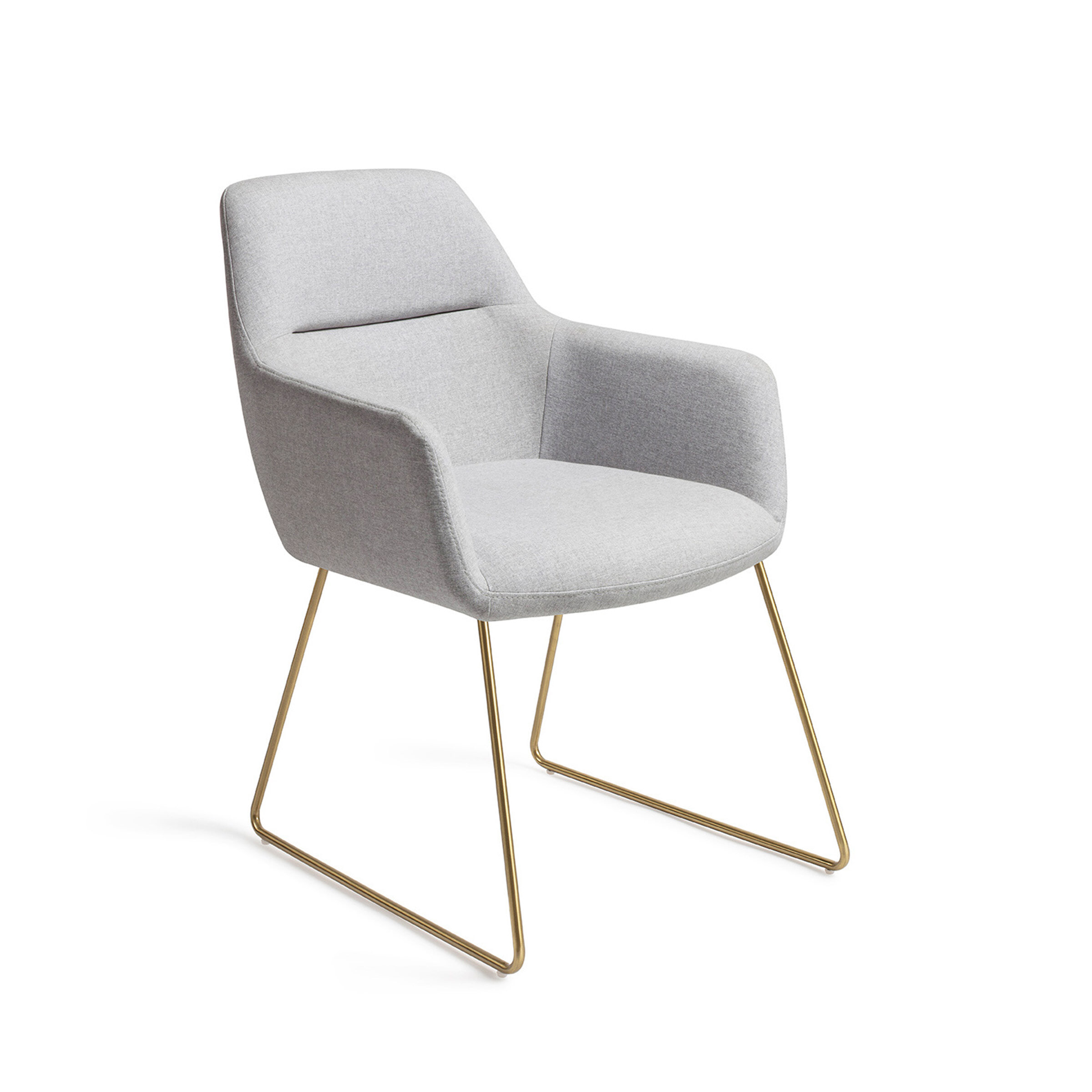 Jesper Home Eetkamerstoel 'Kinko' Slide Gold, kleur Cloud