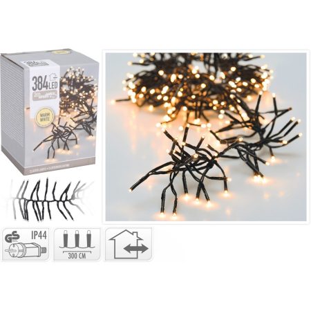 Kerst Led Clusterverlichting 384 Led Warm