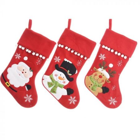 Kerstsok Rood 40cm