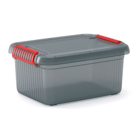 Kis k latch s opbergbox met deksel 14 liter transparant