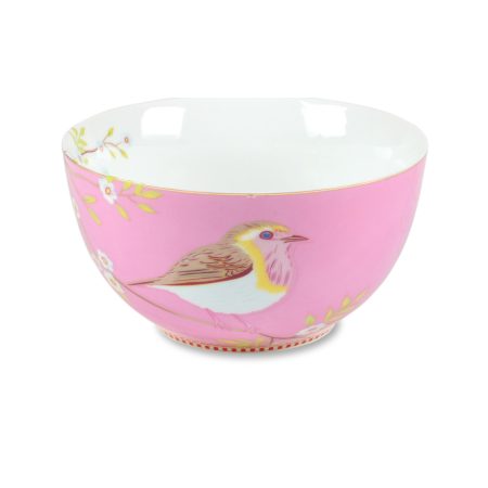 Kom 15 cm Vogel pink
